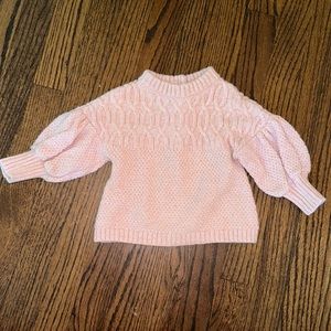 Janie and Jack Pink Sweater